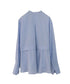 tuck frill flare shirt